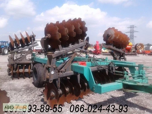 Борона дисковая Солоха БГР-6.7 б/у- фото № 1