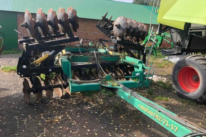 Борона причєпна дискова важка БГР-6.7 Солоха з катком Галєщіна- фото № 1