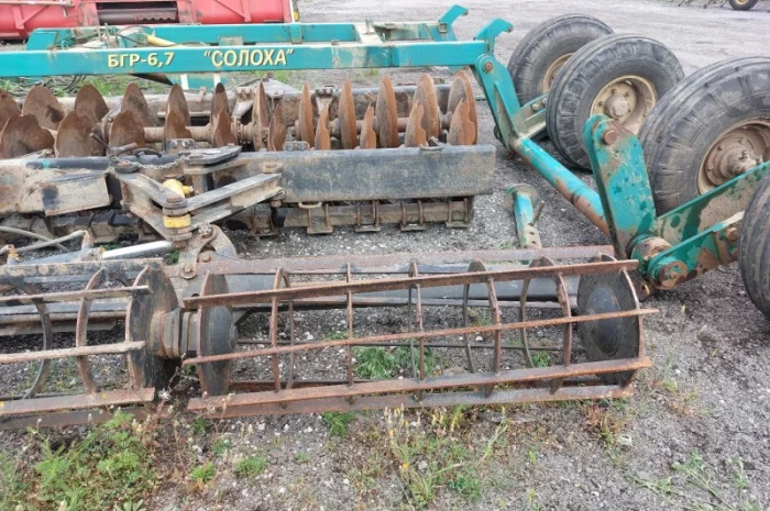 Борона причєпна дискова важка БГР-6.7 Солоха з катком Галєщіна- фото № 9