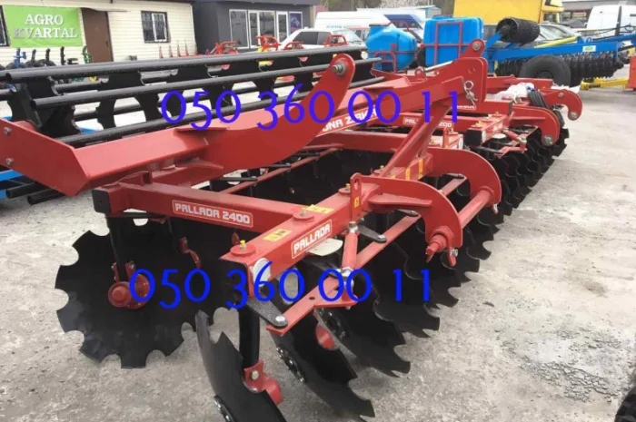 2400-01 ПАЛЛАДА - качественная навесная борона с увеличенным диском- фото № 1