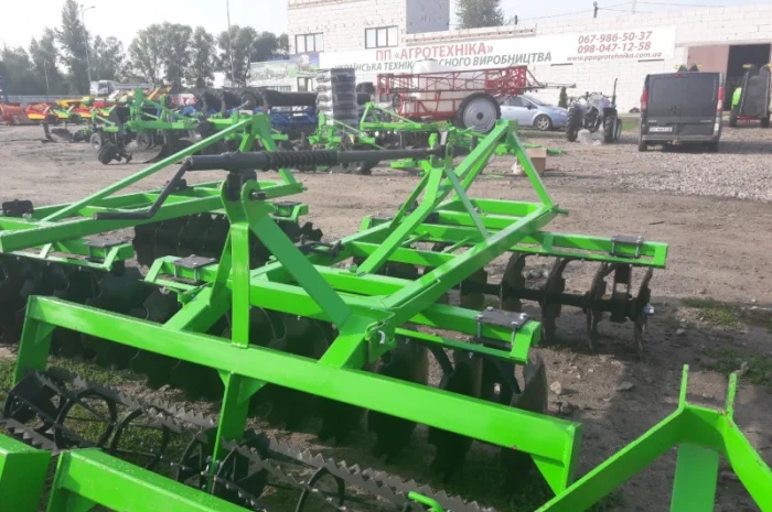 Борона на мінітрактор 1.8 м з катком- фото № 3