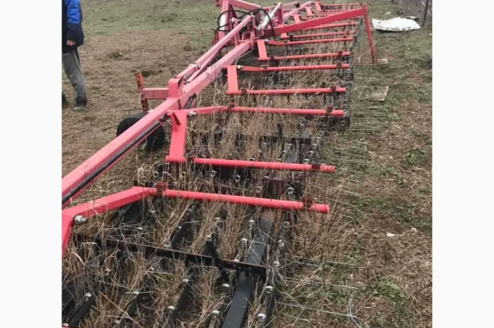 Борона пружинна штрігельна легка QUIVOGNE – 12м (Б/У)- фото № 2