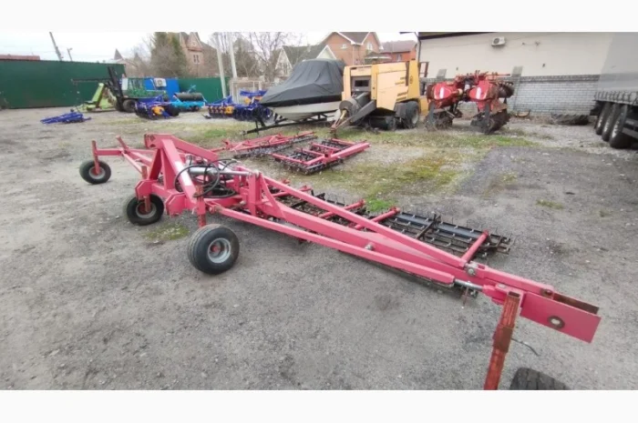 Борона пружинна штрігельна легка QUIVOGNE – 12м (Б/У)- фото № 4