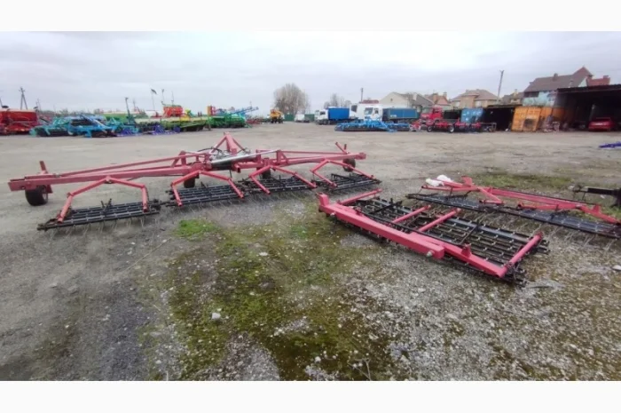 Борона пружинна штрігельна легка QUIVOGNE – 12м (Б/У)- фото № 6