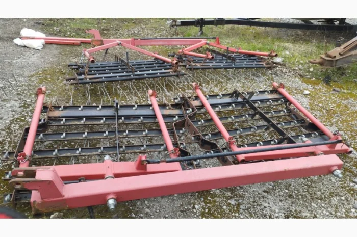 Борона пружинна штрігельна легка QUIVOGNE – 12м (Б/У)- фото № 7