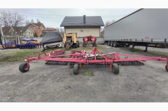 Борона пружинна штрігельна легка QUIVOGNE – 12м (Б/У)- фото № 8