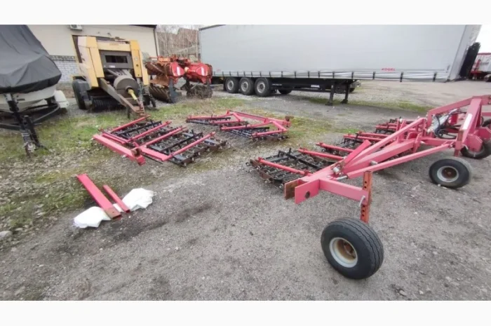 Борона пружинна штрігельна легка QUIVOGNE – 12м (Б/У)- фото № 9