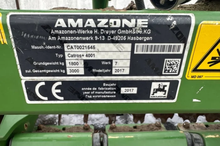 Amazone Catros +4001 2017 року- фото № 9