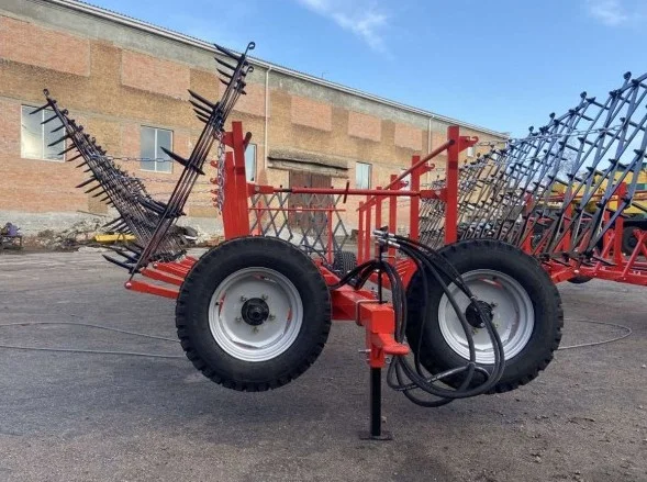 Борона гідравлічна зубова причіпна 12м.-14м.-16м. НОВА- фото № 7