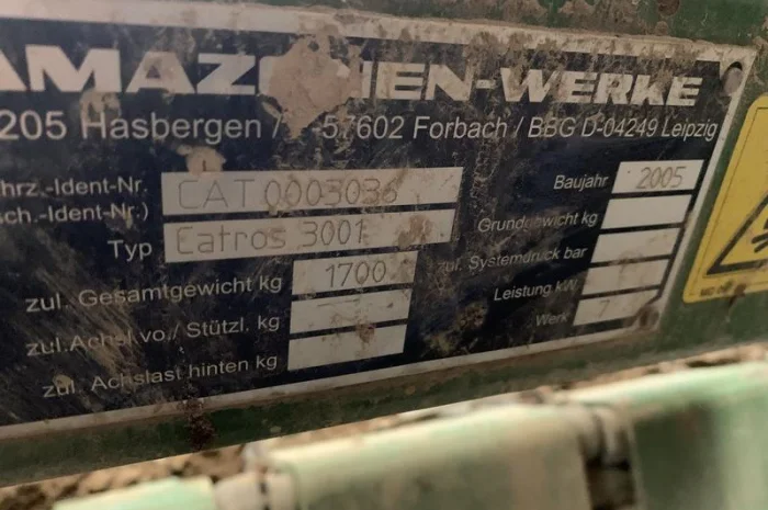 Дискова борона Amazone Catros 3001- фото № 3