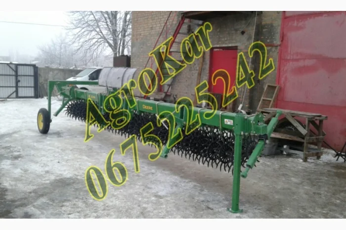 Ротационная борона John Deere 6 и 9м- фото № 4