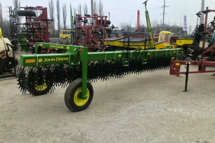 Продам ротационную борону John Deere 6м- фото № 3