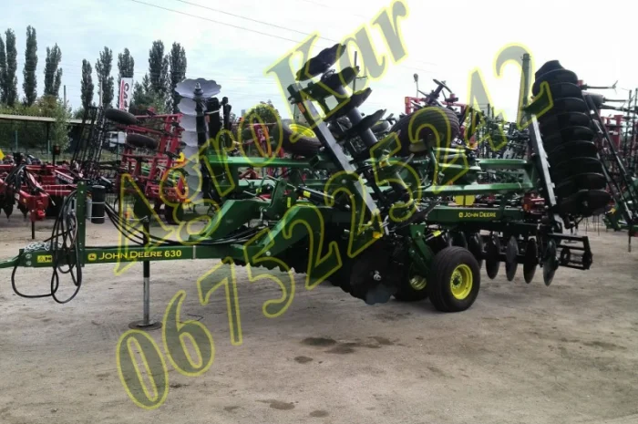 Продам дисковую борону John Deere 630 6, 6м с катком- фото № 1