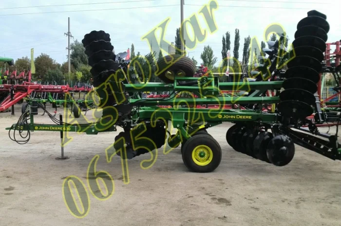Продам дисковую борону John Deere 630 6, 6м с катком- фото № 2