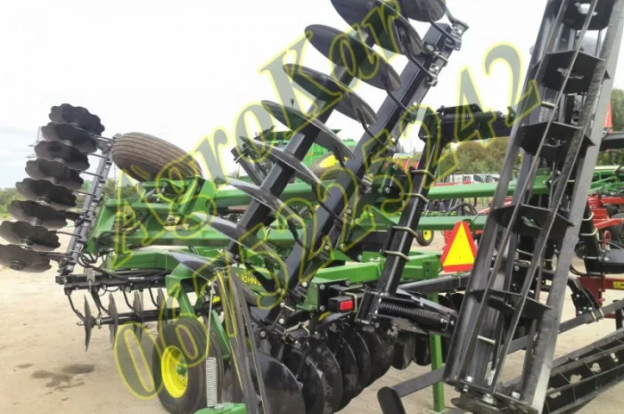 Продам дисковую борону John Deere 630 6, 6м с катком- фото № 4