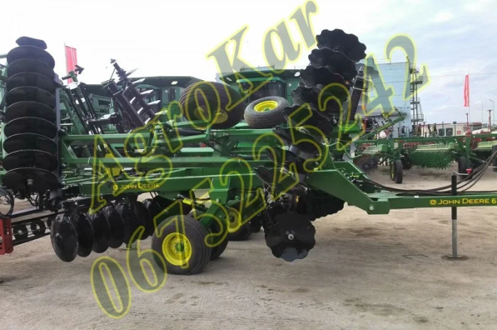 Продам дисковую борону John Deere 630 6, 6м с катком- фото № 6