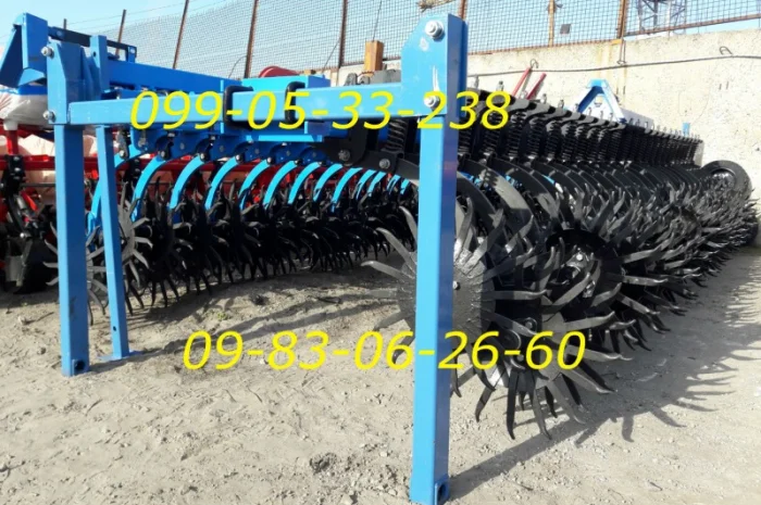 БОРОНА ротационная МОТЫГА БР-6 культиватор РОТАЦИОННЫЙ - усиленный роторный шип- фото № 5