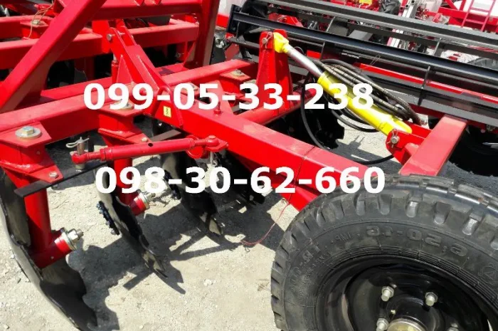 Прицепная дисковая борона БДП-2.5 АГ-2, 5 все как на фото МОДЕЛЬ 19ГОДА. мощная крепкая- фото № 3