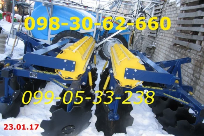 Хит типа Агд 2, 5 Борона навесная/ Оригинал Агрореммаш Борона АГД 2, 1(2, 5) дисковая- фото № 1