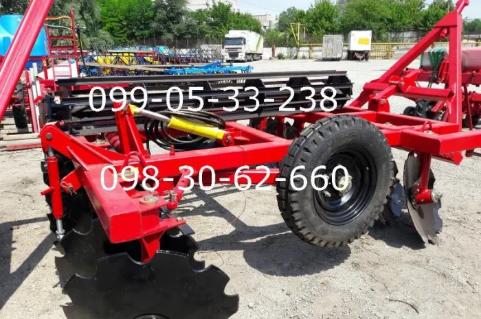 Усиленная ПРИЦЕПНАЯ новая БДП-2, 5Н борона для трактора МТЗ-82, МТЗ-892, МТЗ-100 продажа- фото № 1