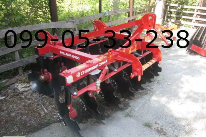 Борона Паллада 2.4 дисковая(диск-660мм) PALLADA 2, 4(-01) Червона зирка- фото № 3