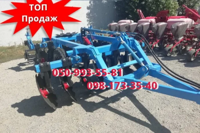 Дисковые бороны навесные/прицепные БДФ/БДФП-2, 4- фото № 1