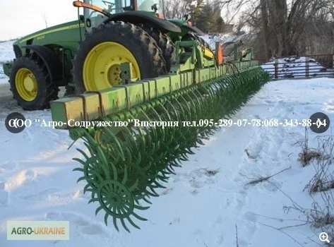 В наличии Ротационная борона мотига John Deere 9м под МТЗ- фото № 2