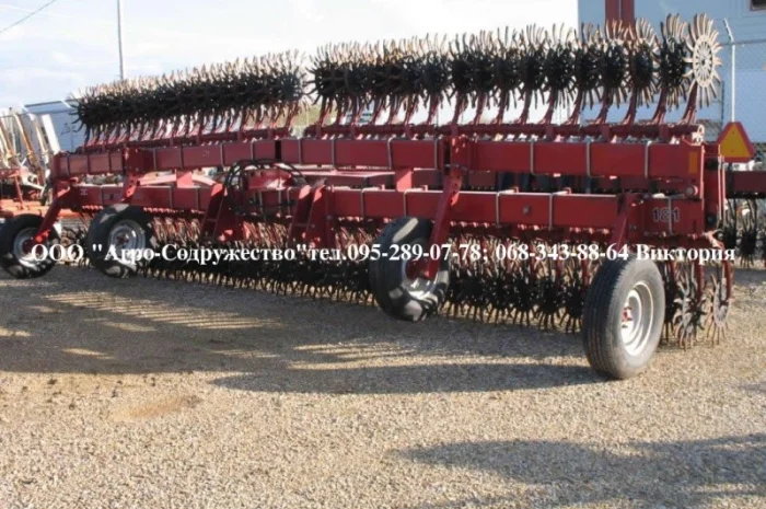 Борона-мотыга ротационная грудобой CASE 9м. навесная из США- фото № 2
