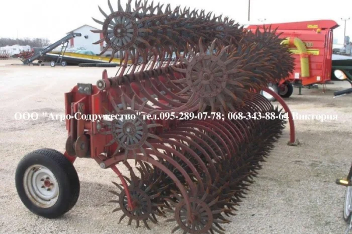 Борона-мотыга ротационная грудобой CASE 9м. навесная из США- фото № 6