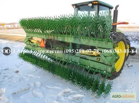 Американская Борона мотыга ротационнаяJohn Deere Джон Дир 9м. складная- фото № 3