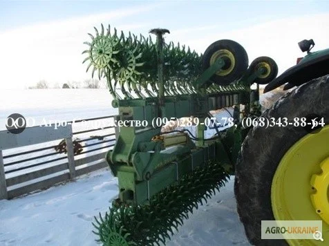 Американская Борона мотыга ротационнаяJohn Deere Джон Дир 9м. складная- фото № 5