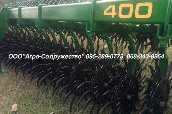 Борона мотыга ротационная John Deere Джон Дир 4.6/6/9/12м. по пропашным культурам- фото № 1