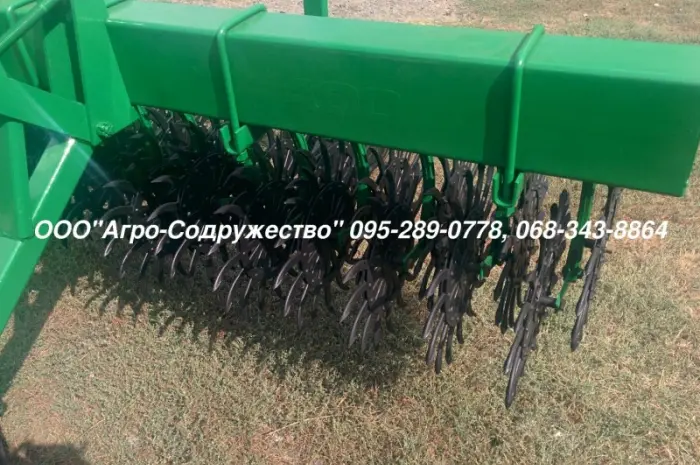 Борона мотыга ротационная John Deere Джон Дир 4.6/6/9/12м. по пропашным культурам- фото № 2