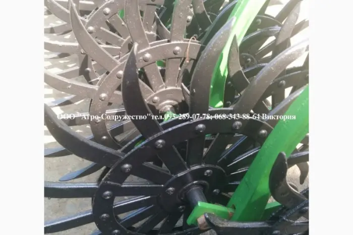 Борона мотыга ротационная John Deere Джон Дир 4.6/6/9/12м. по пропашным культурам- фото № 6
