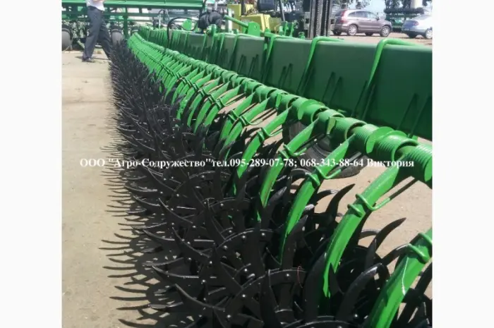 Борона мотыга ротационная John Deere Джон Дир 9 метров под МТЗ из США- фото № 2