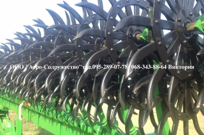 Борона мотыга ротационная John Deere Джон Дир 9 метров под МТЗ из США- фото № 1