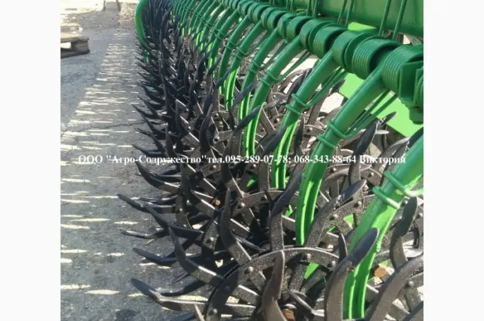 Борона мотыга ротационная John Deere Джон Дир 9 метров под МТЗ из США- фото № 3