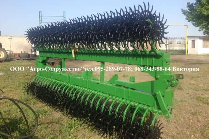 Борона мотыга ротационная John Deere Джон Дир 9 метров под МТЗ из США- фото № 19