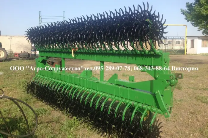 Борона мотыга ротационная John Deere Джон Дир 9 метров под МТЗ из США- фото № 19