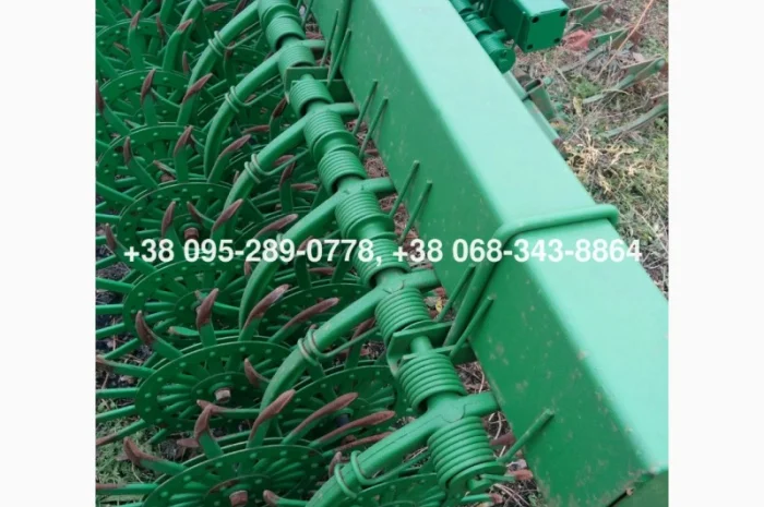 Борон-мотыга ротационная Джон Дир John Deere 400 6м. колеса (ежи) новые оригинал из США- фото № 9