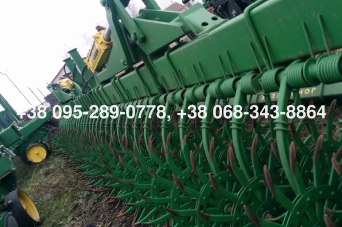 Борон-мотыга ротационная Джон Дир John Deere 400 6м. колеса (ежи) новые оригинал из США- фото № 3