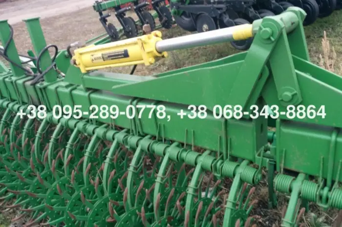 Борон-мотыга ротационная Джон Дир John Deere 400 6м. колеса (ежи) новые оригинал из США- фото № 6