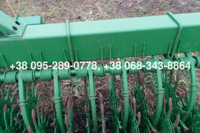 Борон-мотыга ротационная Джон Дир John Deere 400 6м. колеса (ежи) новые оригинал из США- фото № 6