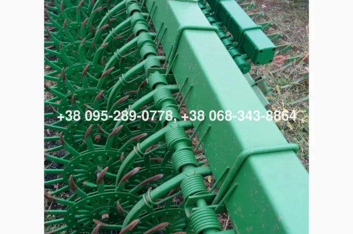 Борон-мотыга ротационная Джон Дир John Deere 400 6м. колеса (ежи) новые оригинал из США- фото № 8