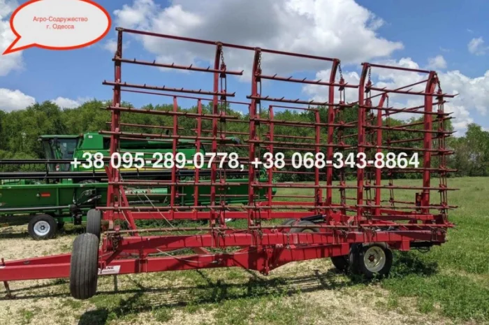 Из США б/у зубовая борона McFarlane HDL-1048-8 /1408 м- фото № 3