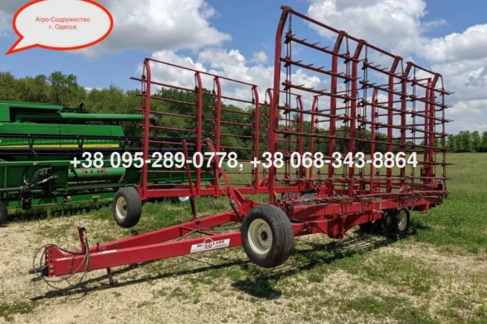 Из США б/у зубовая борона McFarlane HDL-1048-8 /1408 м- фото № 4