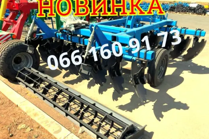 Дисковая борона прицепная БДФП -1.8-2.1-2.4-2.8 (лучше чем АГ или АГД) 100%- фото № 1