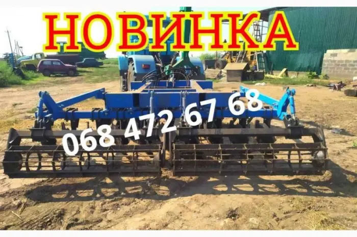 Усиленная борона БДФ(П) прицепная НОВИНКА для трактора МТЗ-82- фото № 1