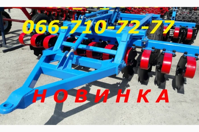 ОБЗОР ЛДВП-3.0 Лущильник прицепной ДИСКОВЫЙ Тяжелый РЕАЛЬНОЕ видео в поле с трактором МТЗ- фото № 1