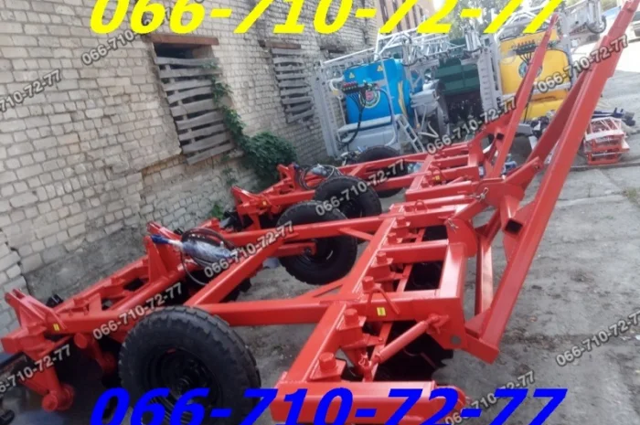 Самая популярная прицепная дисковая борона агрегат почвообрабатывающий БДП-2.5- фото № 1